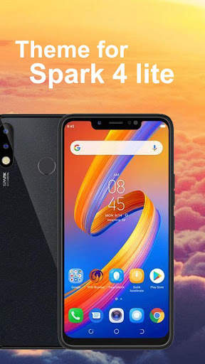 Launcher theme for Tecno Spark 4 lite pro screenshot 1