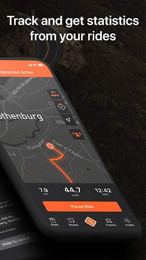 Detecht - Motorcycle App & GPS screenshot 2