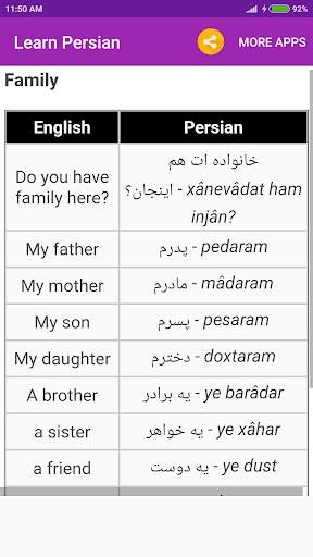 Learn Persian скриншот 5