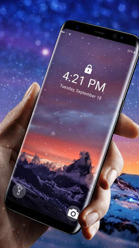 Snowy Mountain Peak APUS Live Wallpaper screenshot 3