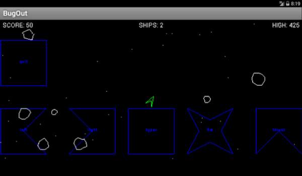 BugOut screenshot 2