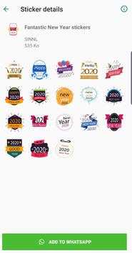 New Year Sticker for Whatsapp - WAStickerApps screenshot 3