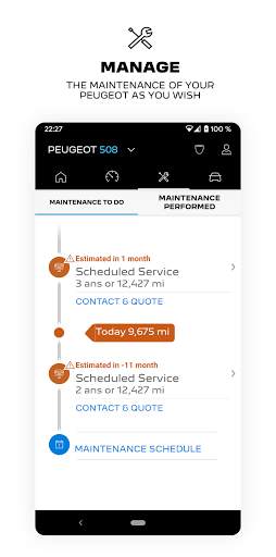 MYPEUGEOT APP 3 تصوير الشاشة