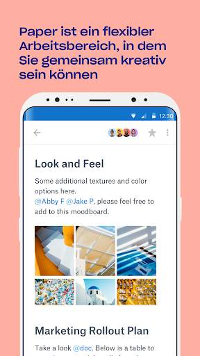 Dropbox Paper screenshot 1