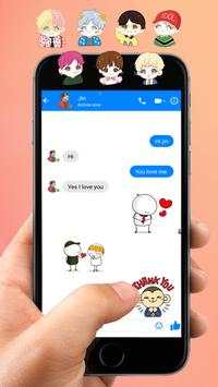BTS idol messenger - BTS Messenger screenshot 1