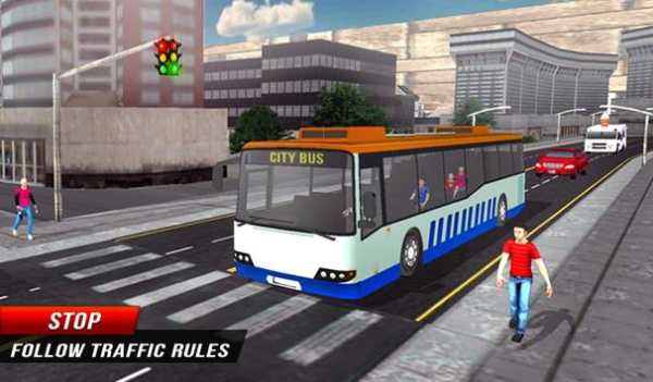 Public Transport City Bus Driving Simulator 2018 screenshot 5