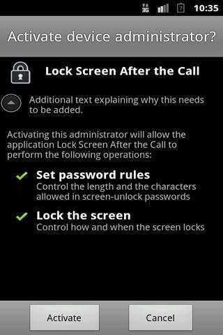 Prevent mistake call screenshot 1