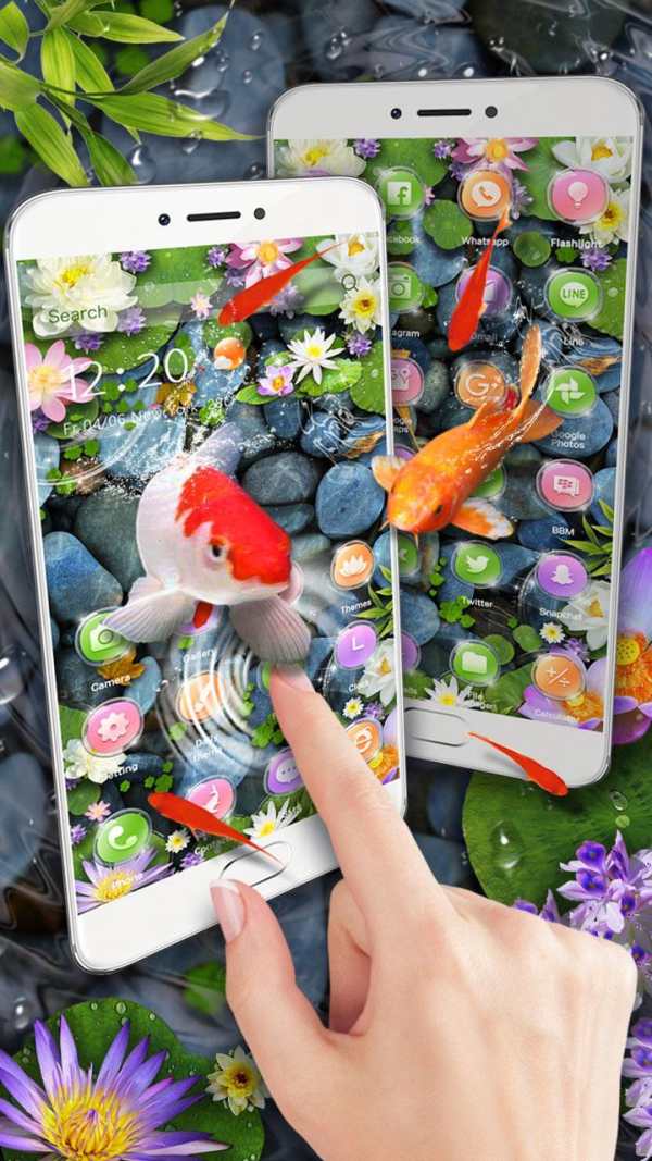 Koi Fish Aquarium 3D Theme screenshot 3