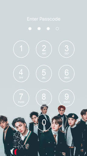 EXO Lock Screen 1 تصوير الشاشة