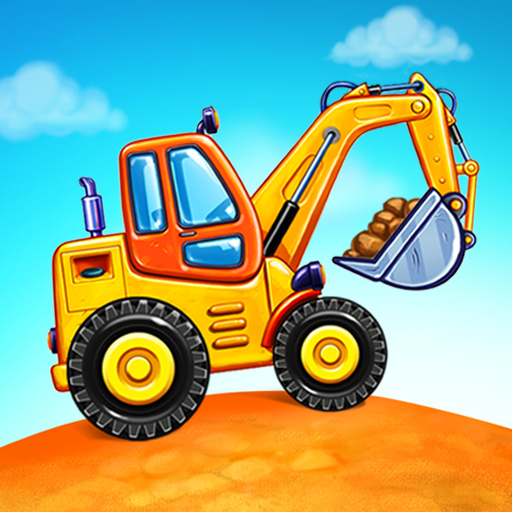 Truck games - build a house icon