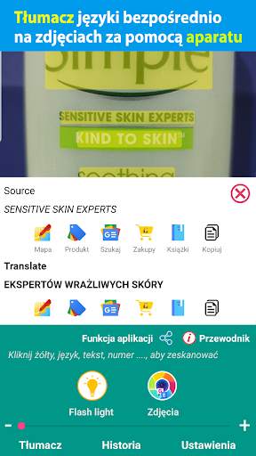Tłumacz - Tłumacz bezpośrednio za pomocą aparatu screenshot 2