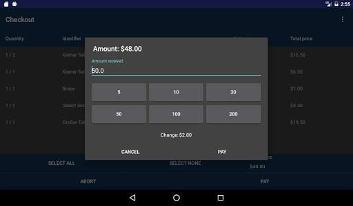 Cash Desk 2.0 for tablets screenshot 4