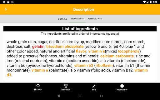 My Vegetarian Scanner screenshot 4