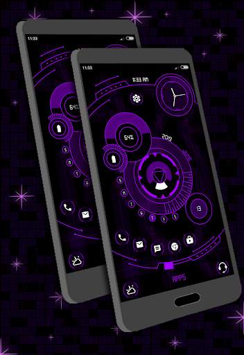 Classy hightech Launcher 2 - App lock, Hide App screenshot 6