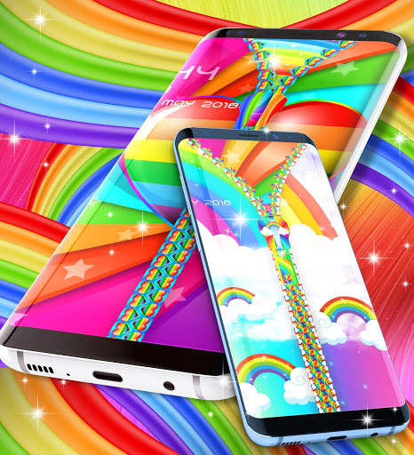Rainbow lock screen screenshot 8