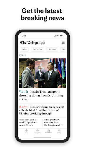 The Telegraph UK Latest News screenshot 1