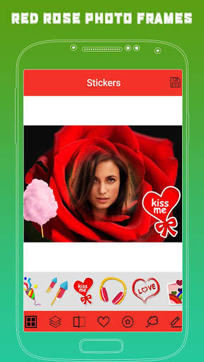 Red Rose Photo Frame - Rose Photo Effect 4 تصوير الشاشة