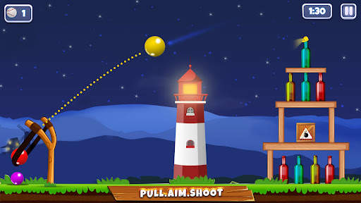 Permainan Bola Tembak Katapel screenshot 7