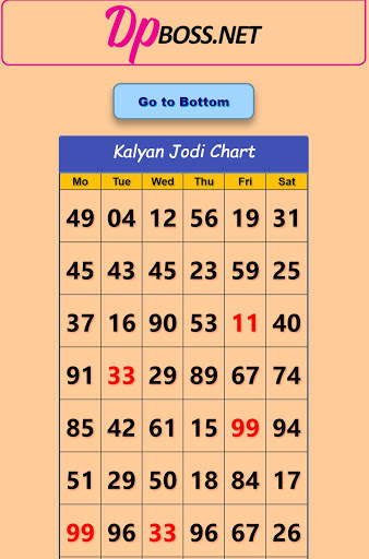 DPBOSS Satta Matka Results screenshot 6