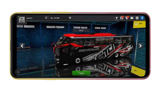 Mod Bussid BUS Ceper Full Racing screenshot 2