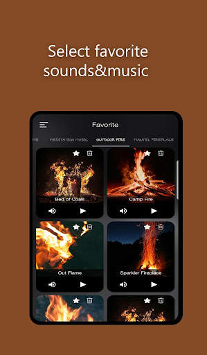 Crackling Fire Sounds: Relaxing Fireplace HD скриншот 16