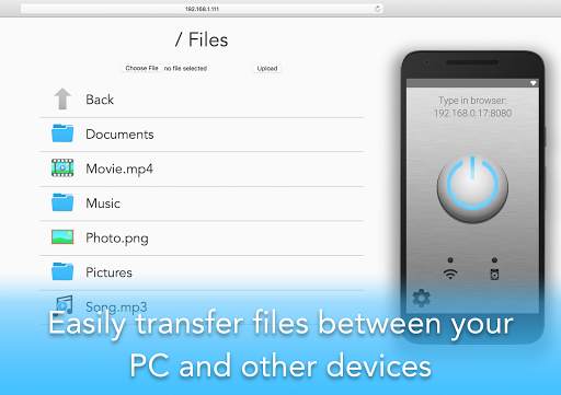 WiFi File Transfer screenshot 1