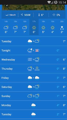 KMI - IRM: .be Weather screenshot 2