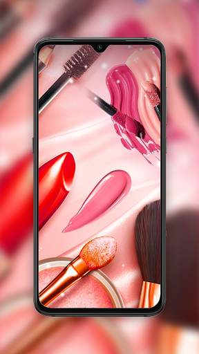 Fashion Wallpaper-Makeup&Red screenshot 2