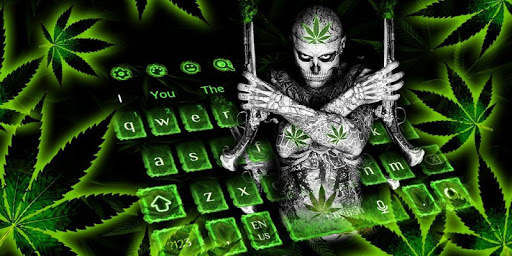 Gunman Weed Rasta Cool Keyboard स्क्रीनशॉट 6