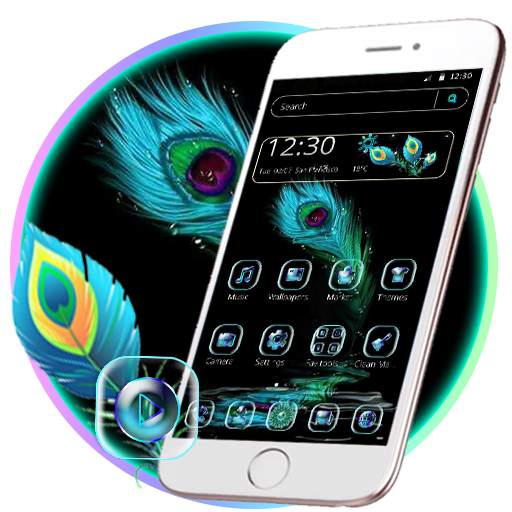 Blue Black Feather Theme 1.1.3