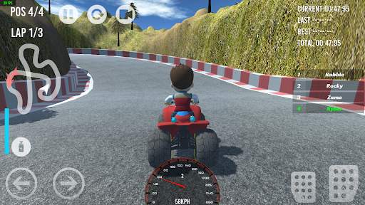 Paw Racing Car Patrol Race screenshot 6