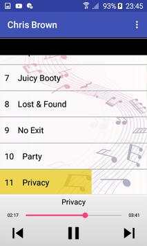Chris Brown song screenshot 3