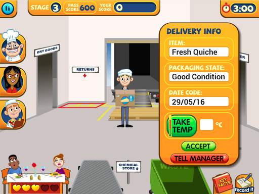 A Game to Train Food Safety screenshot 8