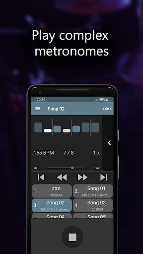 Camtronome - metrônomo, câmera screenshot 5