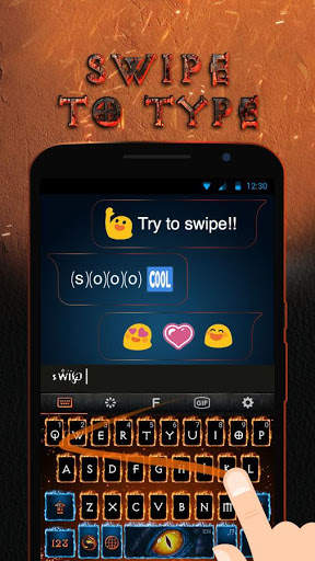 3D Dragon keyboard Theme screenshot 4