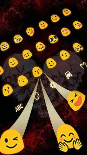 Skull Heart Keyboard screenshot 3