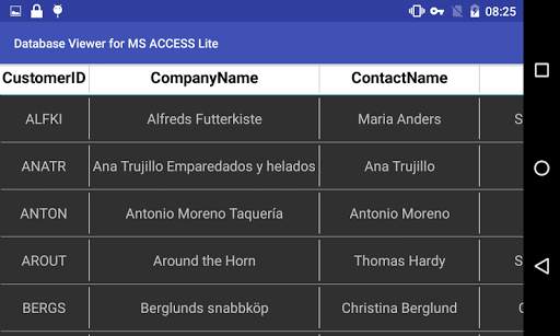 Database Viewer for MS Access Lite screenshot 3