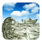 Dollar Wave Live wallpaper icon