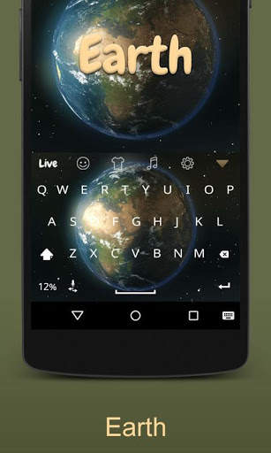 Earth Rotating Live Keyboard screenshot 3