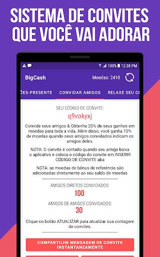 Ganhe Dinheiro e Recompensas screenshot 3