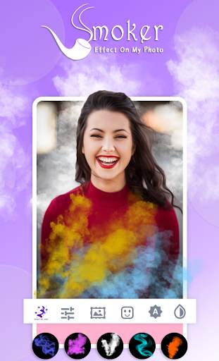 Smoke Effect On My Photo screenshot 1