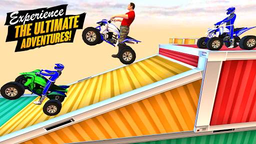 ATV Quad Bike Impossible Track Stunts Racing Games screenshot 2