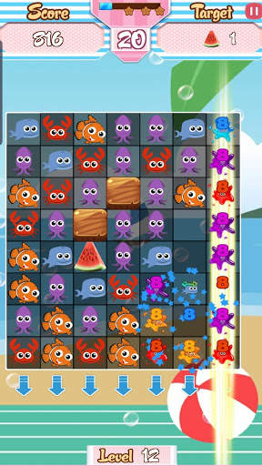 Sea Animal Crush - Fun Bomb Blast screenshot 4