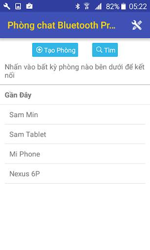 Phòng chat Bluetooth - Premium screenshot 1