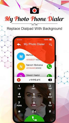 My Photo Phone Dialer : Photo Caller Screen Dialer screenshot 1