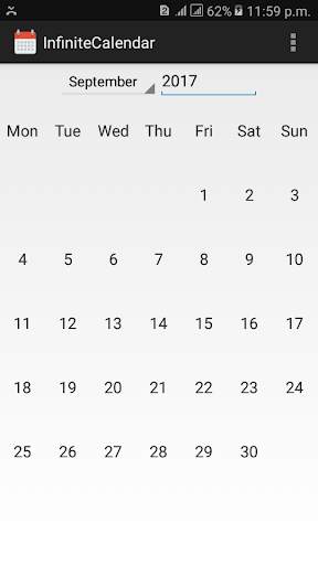 Infinite Calendar screenshot 1
