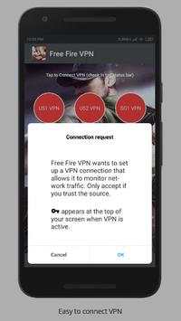 Free Fire VPN - Anti Lag Gaming screenshot 4