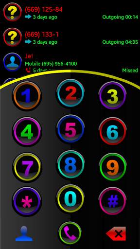 THEME ELEGANT COLORS EXDIALER screenshot 1