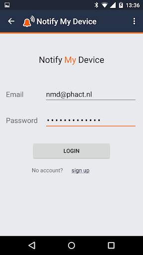 Notify My Device screenshot 1