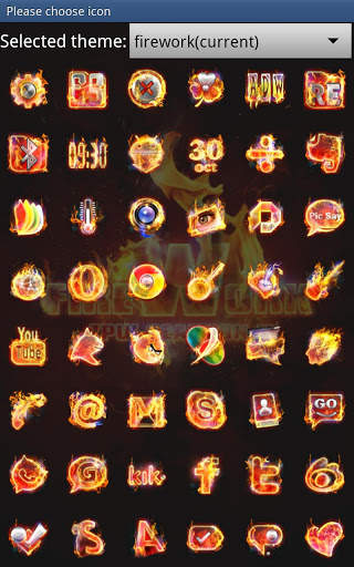 Firework GO launcherEX Theme screenshot 6